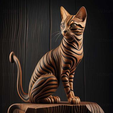 3D модель Тойгер кот (STL)